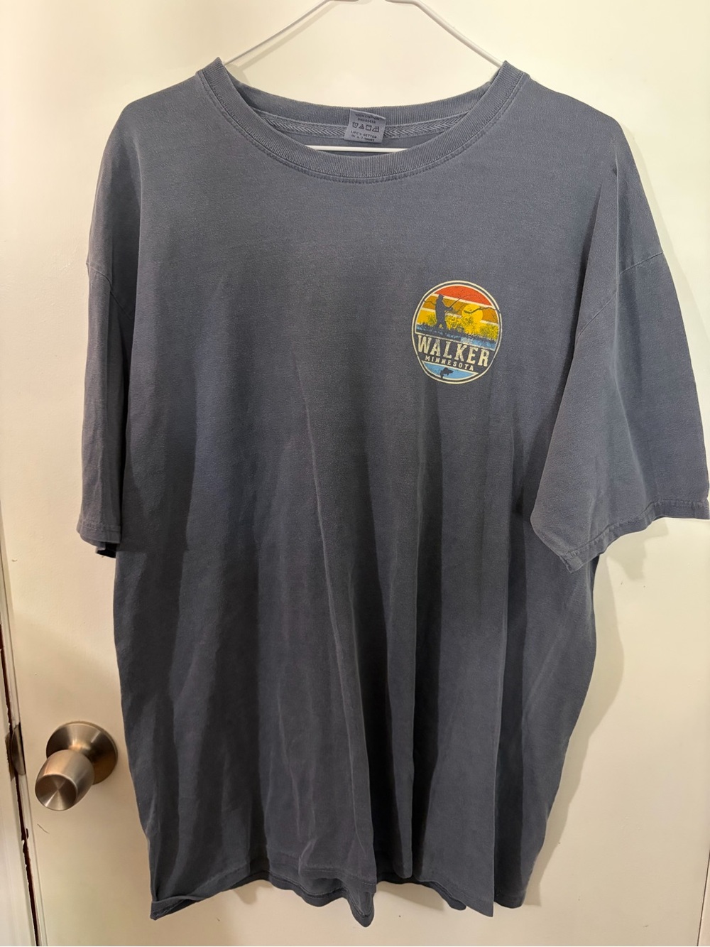 NWOT Men’s Blue 84 Walker Minnesota Graphic Crewneck Tee - Slate Blue Tote12